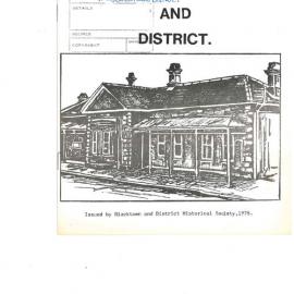 Historical Guide to Blacktown and District, 1978