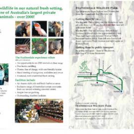Featherdale Wildlife Park Brochure, c2000