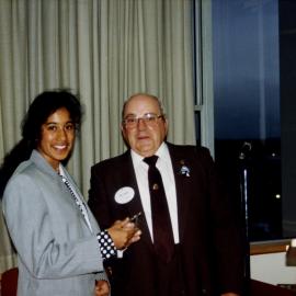 Kim Ramjan at Blacktown Civic Reception, 1992