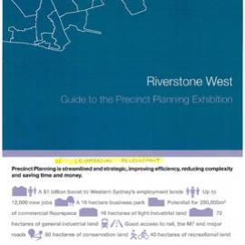 Riverstone West: Guide to the Precinct Planning Exhibition, 2009