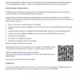 Nirimba Fields Temporary Primary School, Community Update, Jun 2023