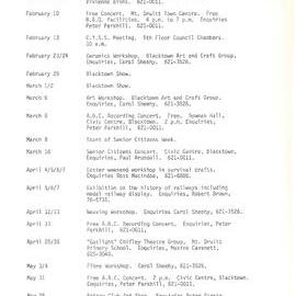 Cultural Events in Blacktown, January-June 1980
