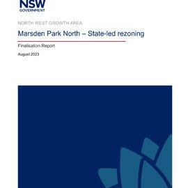 Marsden Park North State-led Rezoning, Finalisation Report, 2023