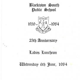 Blacktown South Public School,  Ladies Luncheon, 1984 
