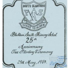 Blacktown South Primary School 25th Anniversary Tree Planting Ceremony, 1984