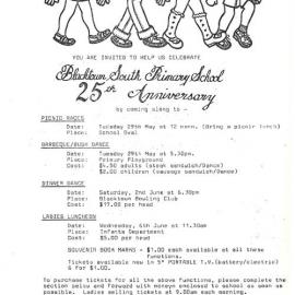 Blacktown South Primary School 25th Anniversary, 1984