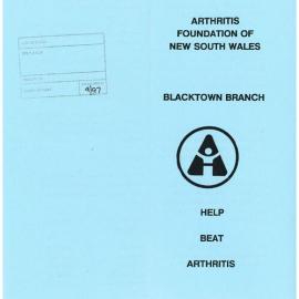 Arthritis Foundation of New South Wales, Blacktown Branch, 1997