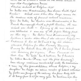 Colyton Public School Centenary Assorted Documents, c1959