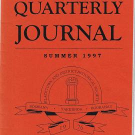 Quarterly Journal, Summer 1997