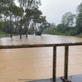 Flooding at South Creek, 2022