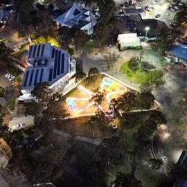 Construction of Dawson Mall, Mount Druitt