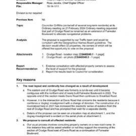 Proposed Renaming of Part of Crudge Road at Marayong, 2024