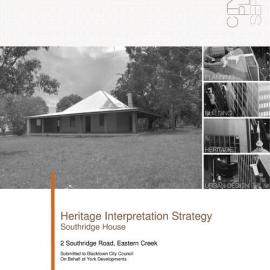 Heritage Interpretation Strategy Southridge House, 2016