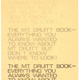 The Mount Druitt Book - Everything You Always Wanted to Know about Mt Druitt, but Didn't Know Where to Look! 