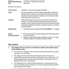 Blacktown City Council Clean Cities Strategy 2024-2029 DRAFT