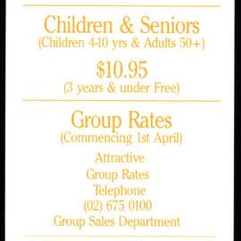 Australia's Wonderland, 1987-1988