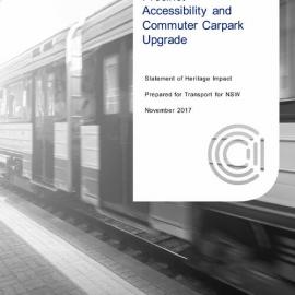 Rooty Hill Station Precinct - Accessibility and Commuter Carpark Upgrade, Statement of Heritage Impact2017