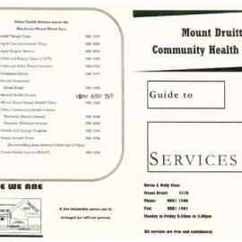 Mount Druitt Community Health Centre Guide to Services, n.d.