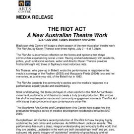 The Riot Act, 2009