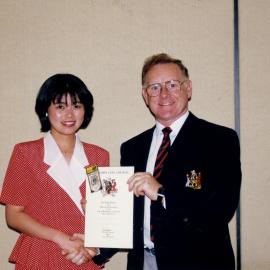 Japanese exchange student presentation, 1993