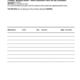 Blacktown Quarter - Walker Corporation's Have Your Say consultation outcomes 