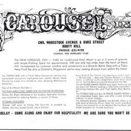 Carousel Inn Rooty Hill, 1974