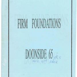 Firm Foundations, Church of Christ Doonside 65th Anniversary, 2002