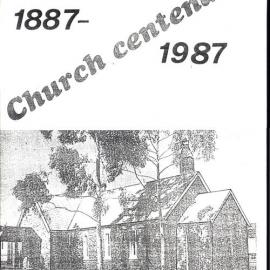 Mount Druitt Wesleyan Methodist Church Centenary, 1887-1987