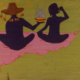 Max Webber Library mural