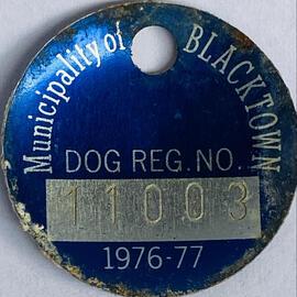 Dog Registration tag