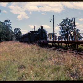 Train at Vineyard railway station, Vineyard