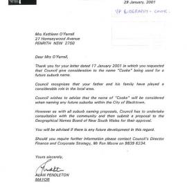 The Cooke Family  Mountainview, Woodstock Avenue, Mount Druitt, 2001