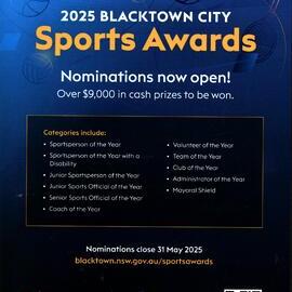 Blacktown City Sports Awards, 2025 