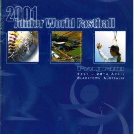 Junior Men's Fastball World Championship program, 2001
