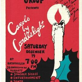 Carols by Candlelight, Blackett