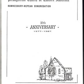 Presbyterian Church of Eastern Australia 10th Anniversary, Mount Druitt, 1987