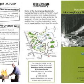 Nurragingy Blacksmith pamphlet