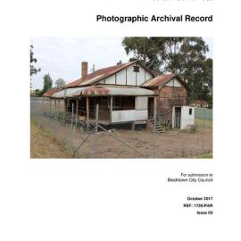 Binks Cottage, Riverstone - Photographic Archival Record