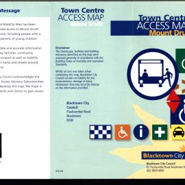 Mount Druitt Town Centre Access Map, 2008