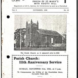 The Parish Paper St Marys Rooty Hill parish, Nov 1948