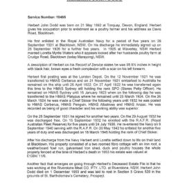 Herbert John Dodd biography