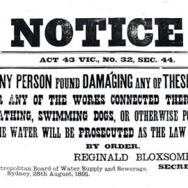 Warning Notice, Prospect Reservoir