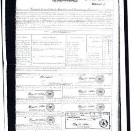 Certificate of Title - Emu and Prospect Gravel and Board Metal Company Limited, 1937