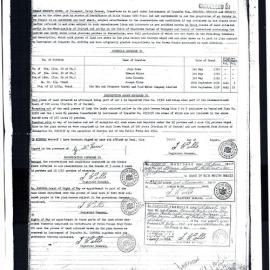 Certificate of Title - Norman Kenneth Hicks, 1949
