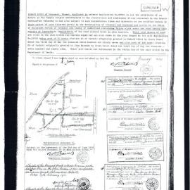Certificate of Title - Joseph Hicks, 1925