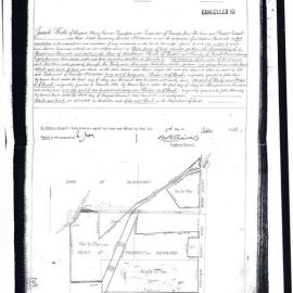 Certificate of Title - Joseph Hicks, 1923