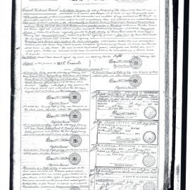 Certificate of Title - Frank Richard Hunt, 1943