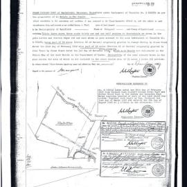 Certificate of Title - Frank Richard Hunt, 1929