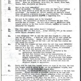 Blacktown Bush Fire Brigades Q&A 