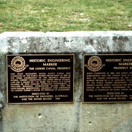 Historic Engineering Markers, Prospect Reservoir